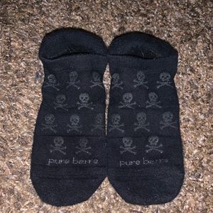Pure Barre Skull & Cross Bones Socks 5 for $25
